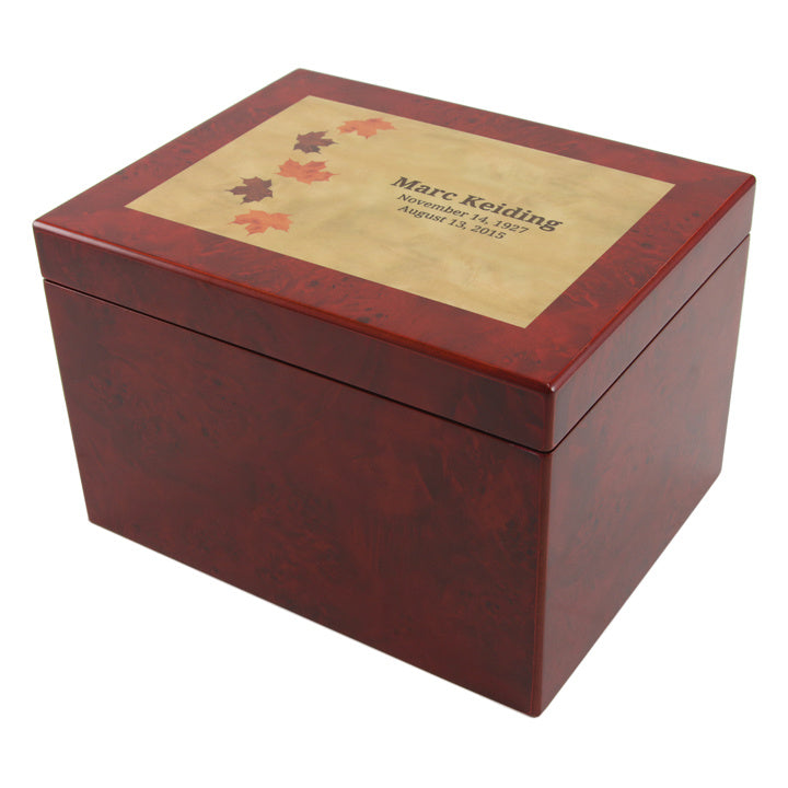 Autumn Leaves Memory Chest - Heaven Bound