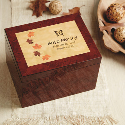 Autumn Leaves Memory Chest - Akers James