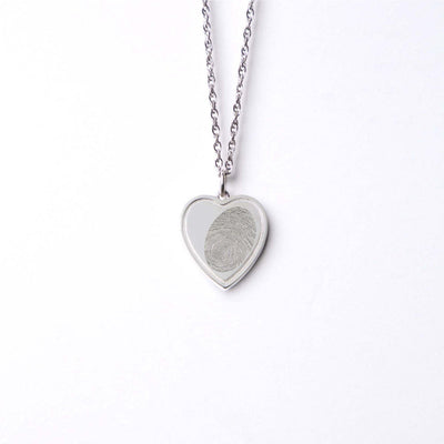 Heart Fingerprint Pendant - Belk